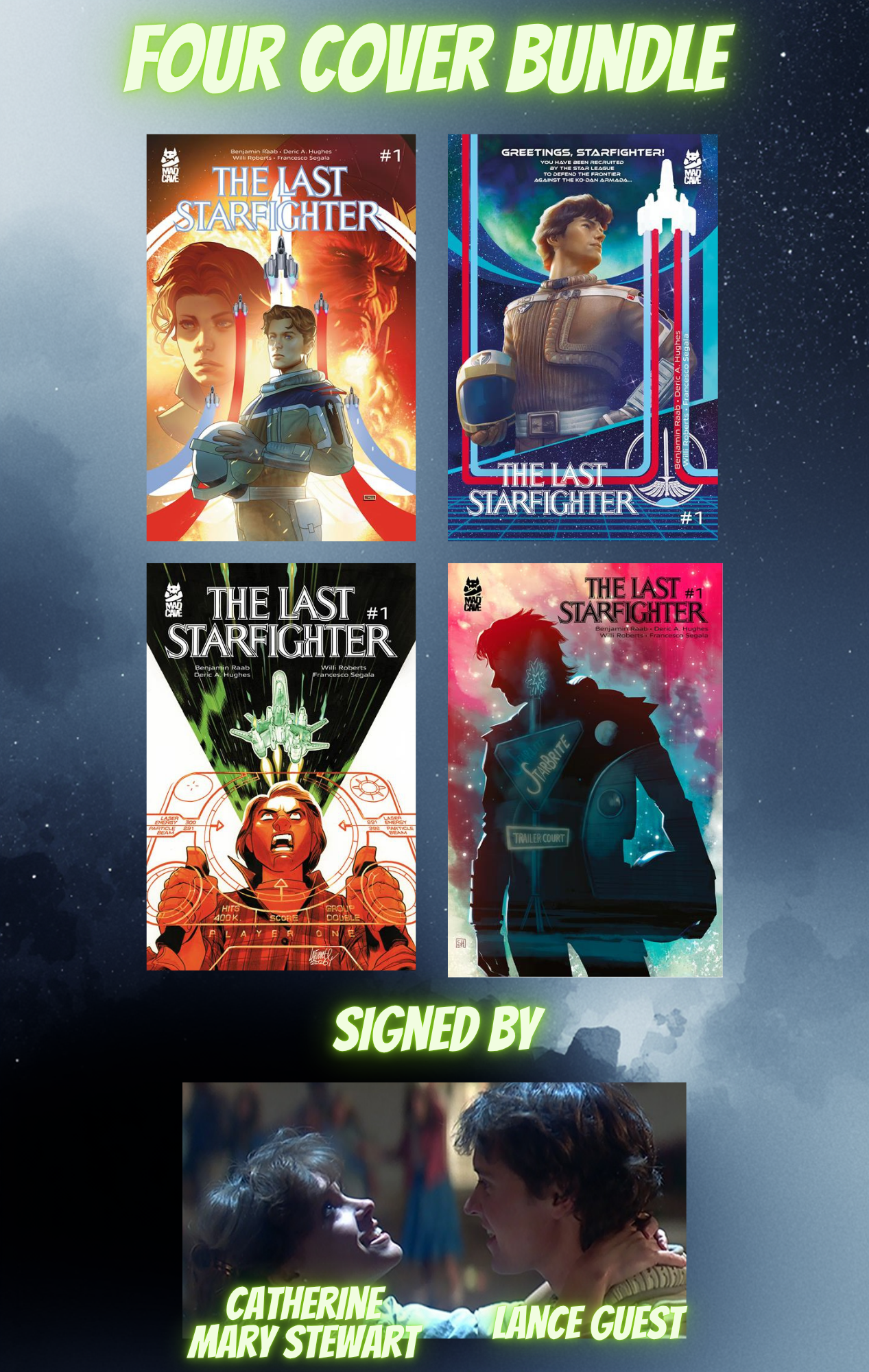 The Last Starfighter #1 Signed by Lance Guest and Catherine Mary Stewart