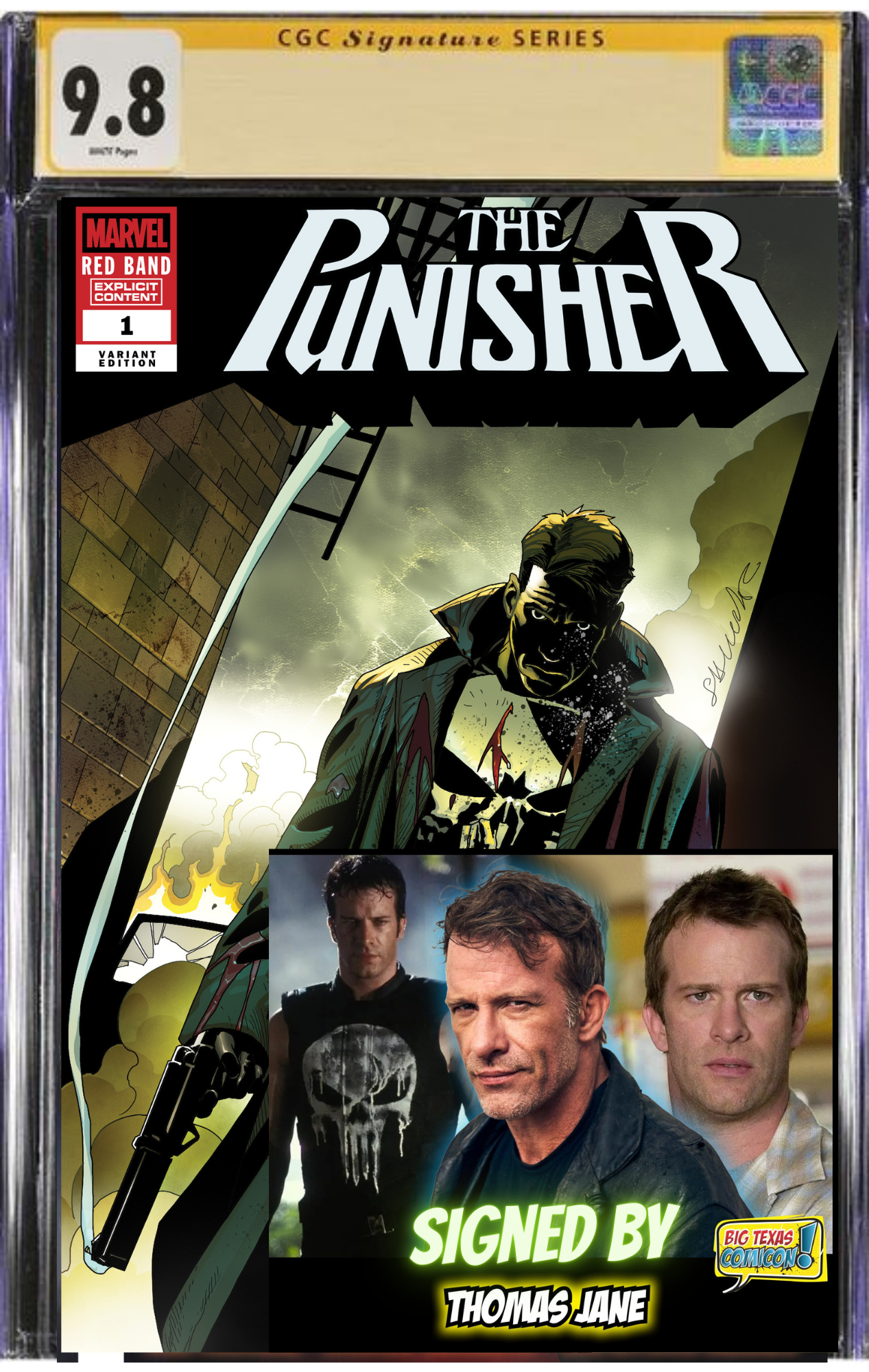 Punisher #1 Red Band Big Alpaca Comics/Big Texas Comicon Exclusive