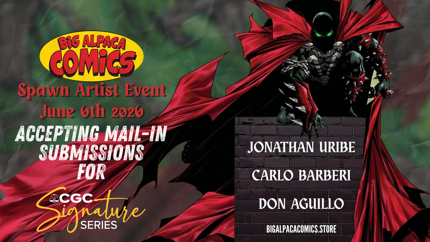 Mail-in for CGC Signature Series (ONLY USE IF YOU ARE NOT COMING TO THE EVENT OR WANT TO SUBMIT ON YOUR OWN CGC ACCOUNT)