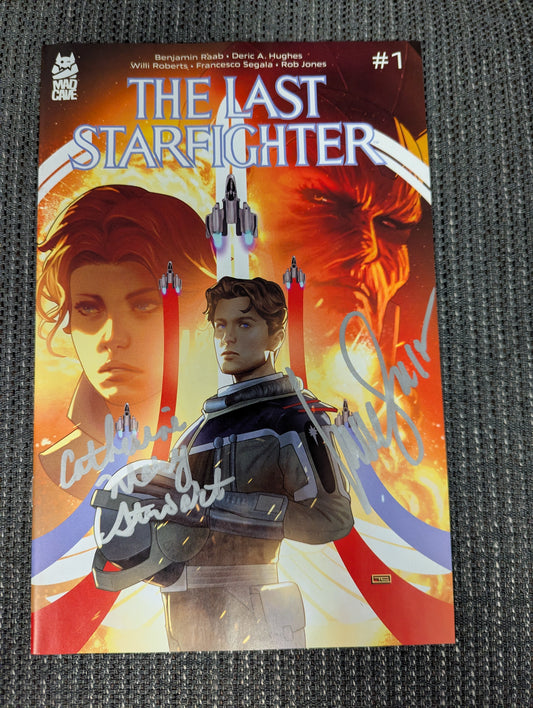 The Last Starfighter #1 (Mad Cave Studios) signed by Lance Guest and Catherine Mary Stewart