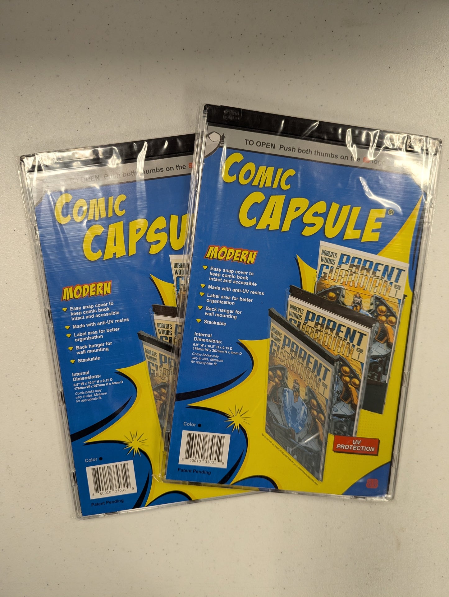 2 Comic Capsules - Modern Black