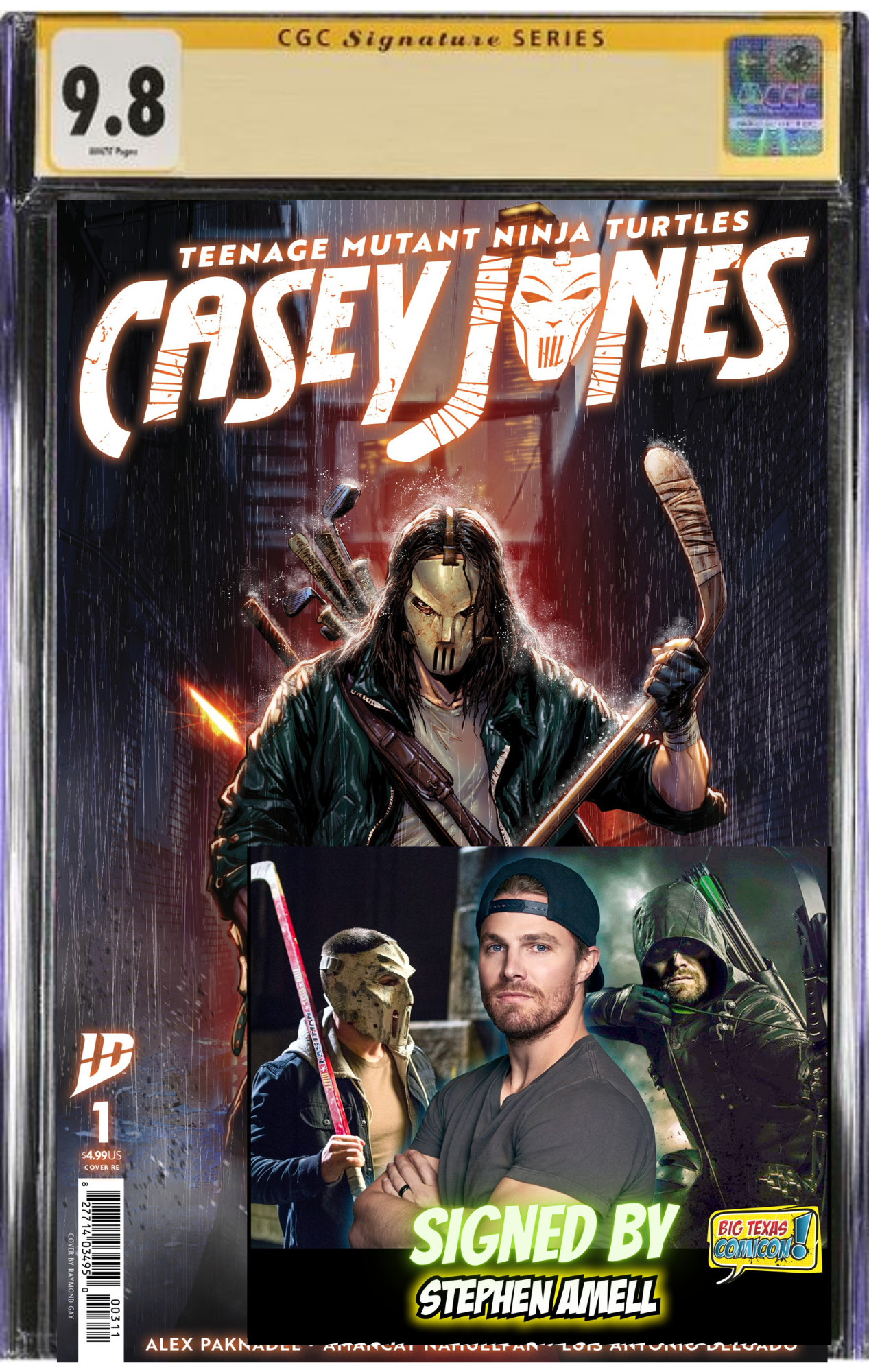 Casey Jones #1 Big Texas Comicon Exclusive by Raymond Gay
